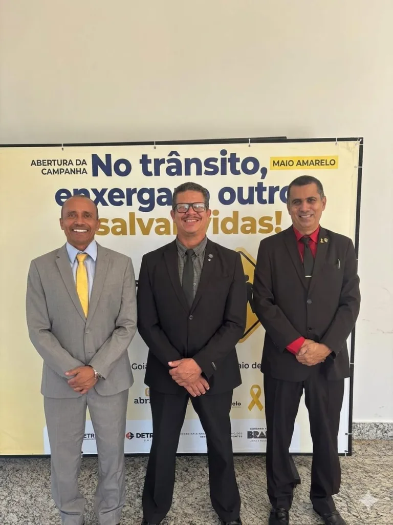 Comissão de Direito de Trânsito da OAB-GO participa da abertura da campanha Maio Amarelo promovida pelo DETRAN-GO