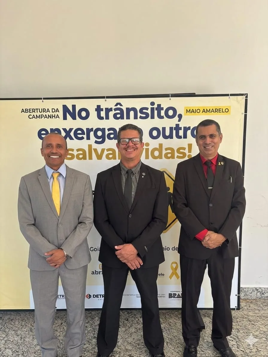 Comissão de Direito de Trânsito da OAB-GO participa da abertura da campanha Maio Amarelo promovida pelo DETRAN-GO