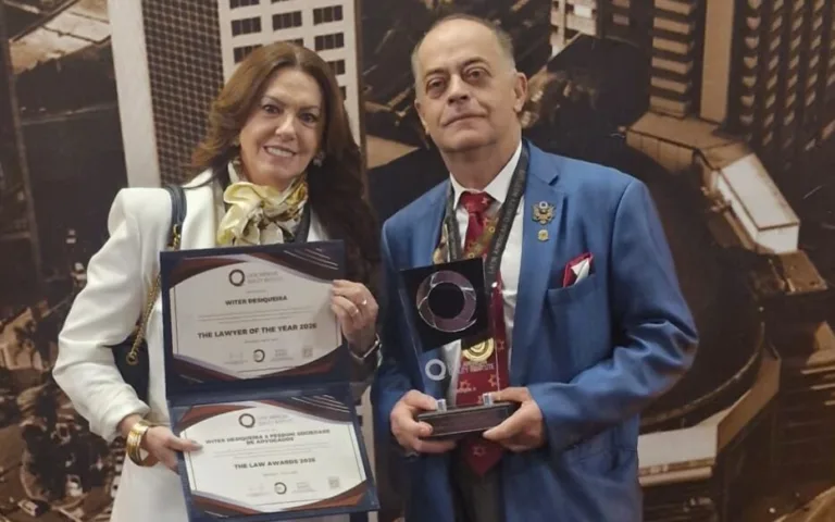 Witer DeSiqueira & Pessoni Sociedade de Advogados recebe prêmio internacional de excelência jurídica