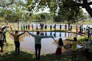 Semana do Meio Ambiente: estudantes participam de ações educativas em parque de Goiânia