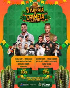 Com apoio da Prefeitura de Goiânia, Arraiá do Crimeia Leste leva shows gratuitos para a população