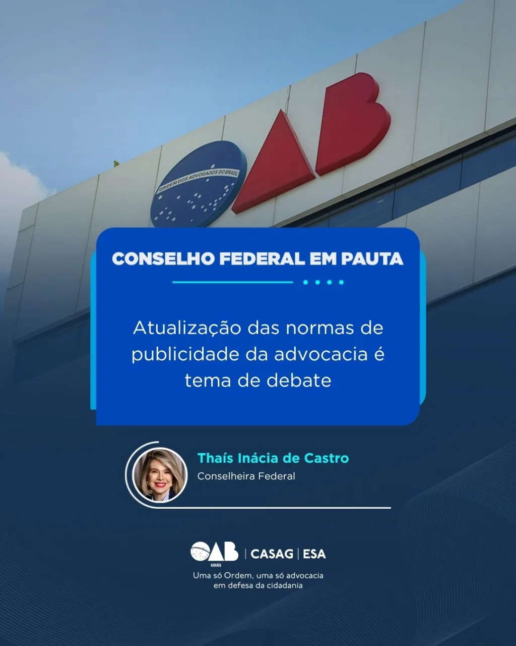 Conselho Federal: Atualização das normas de publicidade da advocacia é tema de debate