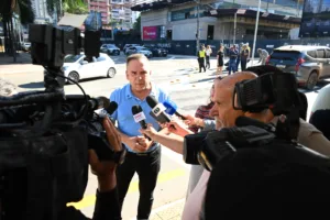 Mabel vistoria novo sistema binário nas avenidas T-10 e T-55, que já operam em sentido único