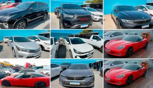 TJGO realiza leilão com 417 veículos apreendidos, entre eles Corvette, BMW, Hilux SW4 e Civic Hybrid