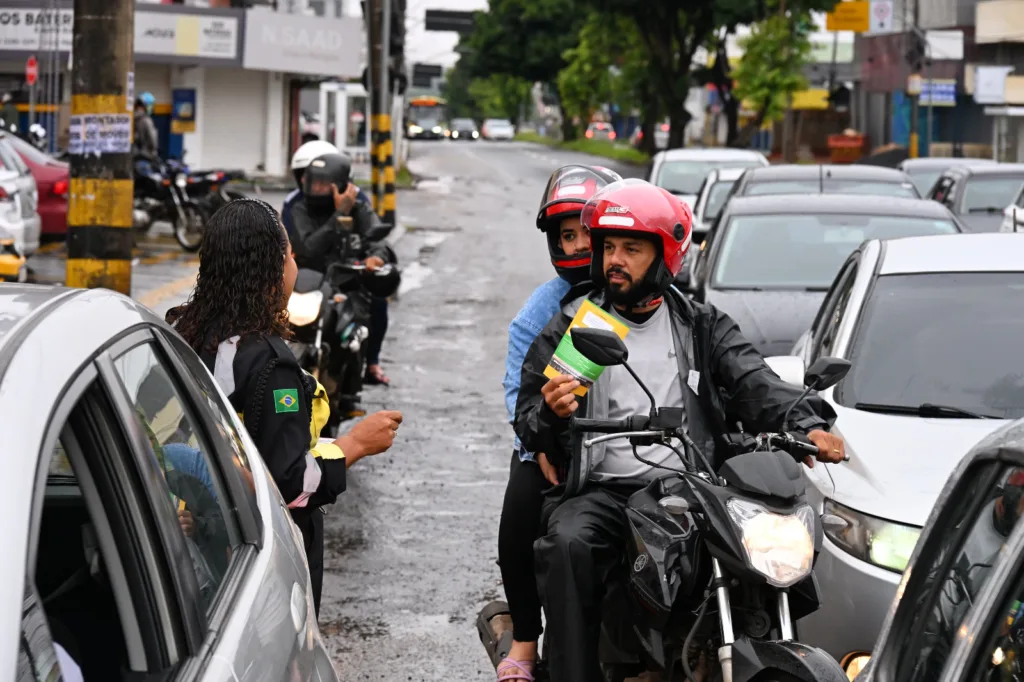 SET realiza ações de prevenção e segurança voltadas aos motociclistas