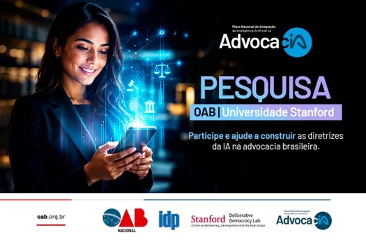 OAB e Universidade de Stanford lançam pesquisa sobre Inteligência Artificial na advocacia