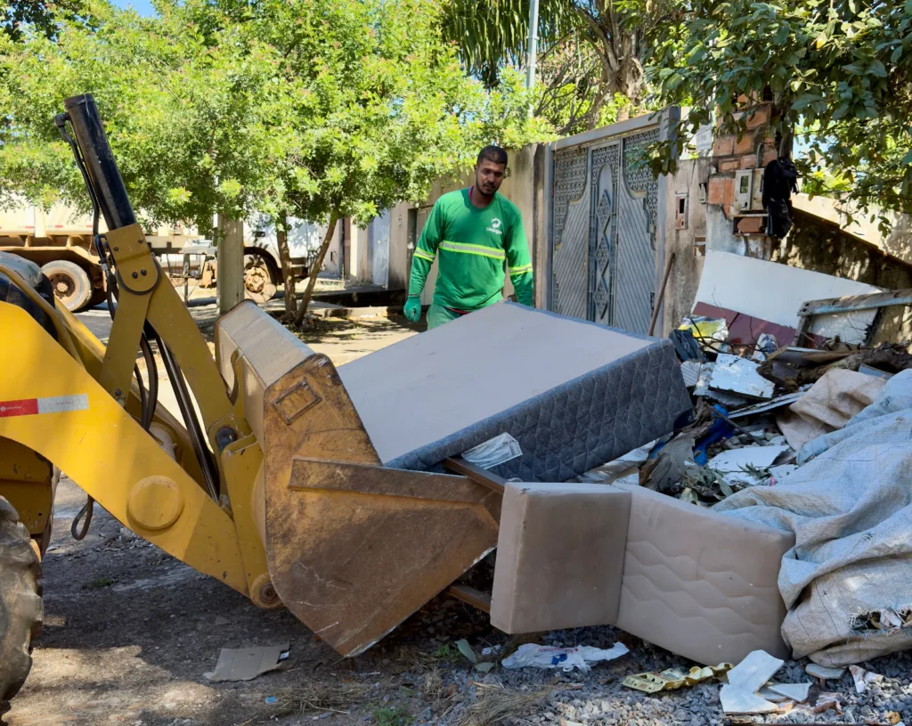 Consórcio Limpa Gyn retira mais de 420 mil toneladas de entulhos no primeiro semestre de 2026