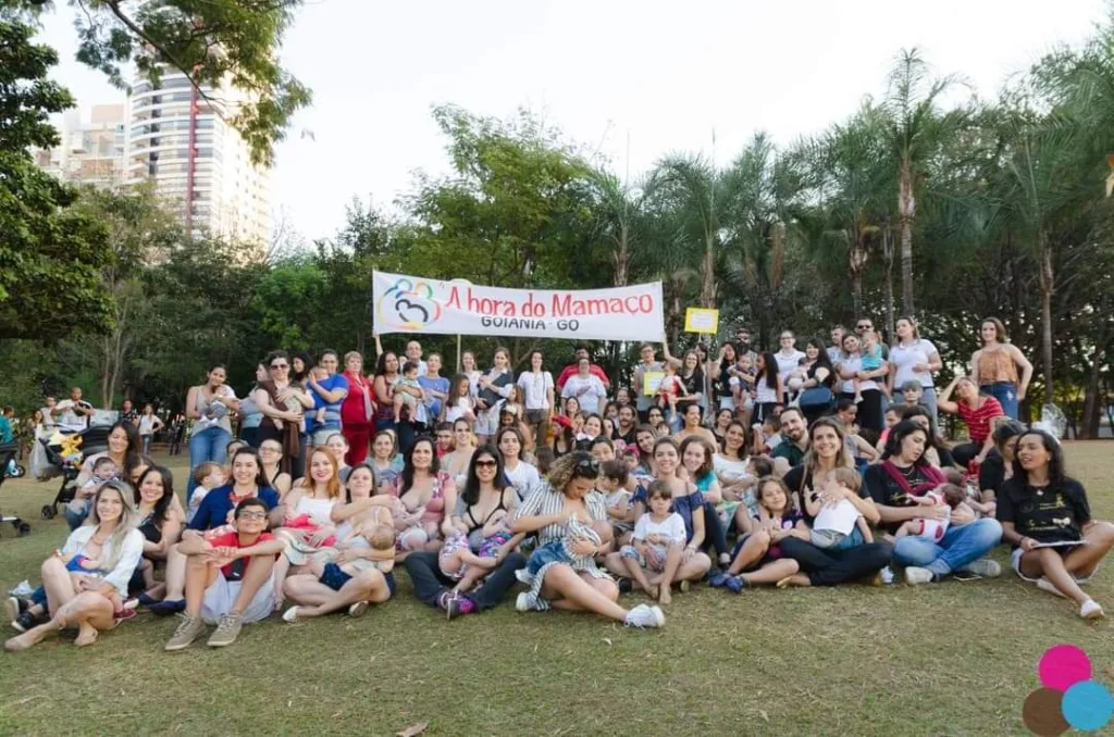Mamaço Goiânia reúne famílias no Parque Flamboyant neste sábado em defesa da amamentação
