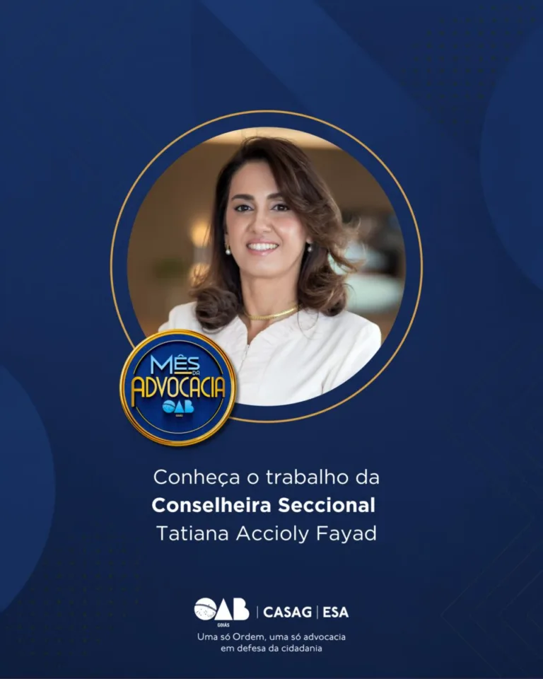 Mês da Advocacia: conheça a conselheira Tatiana Accioly Fayad