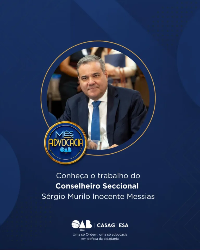 Mês da Advocacia: conheça o conselheiro Sérgio Murilo Inocente Messias