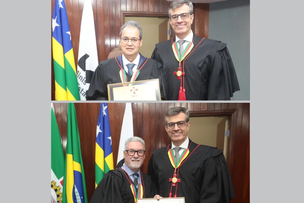 Márcio do Nascimento e Alexandre Mendes tomam posse como procuradores de Justiça