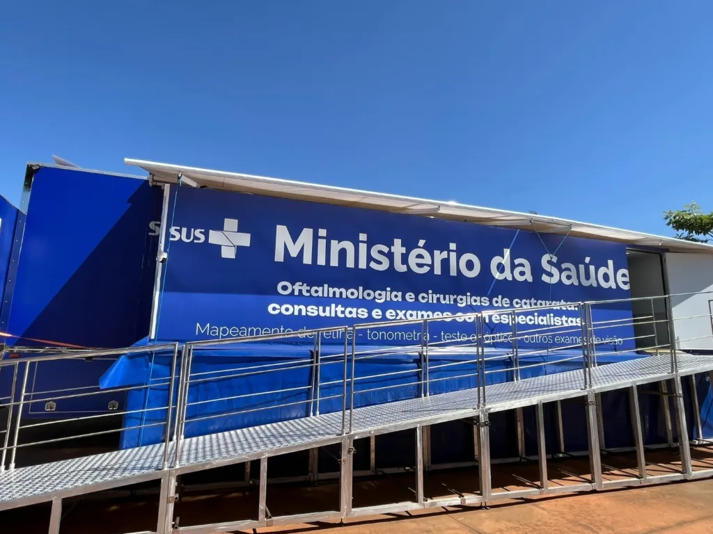 Prefeitura anuncia prorrogação de atendimentos da carreta de oftalmologia do Ministério da Saúde em Goiânia
