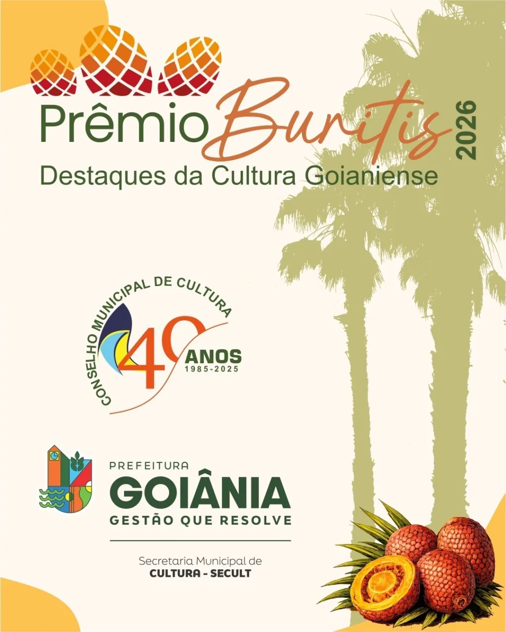 Prefeitura de Goiânia realiza cerimônia do Prêmio Buritis 2026 com