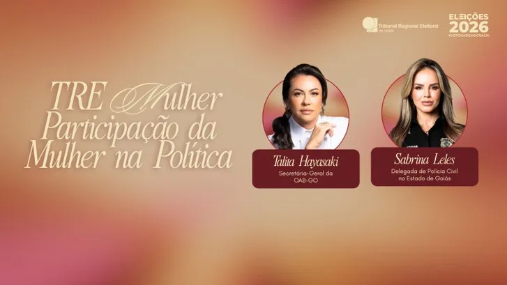 Secretária-geral da OAB-GO participa de debate sobre participação feminina na política promovido pelo TRE-GO