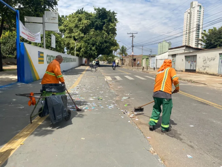 Goiânia terá 966 trabalhadores da Companhia de Urbanização na limpeza