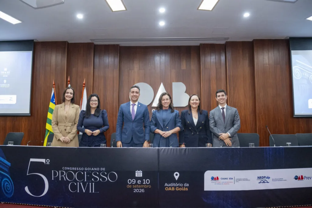 OAB-GO inicia congresso de processo civil com debates sobre inteligência