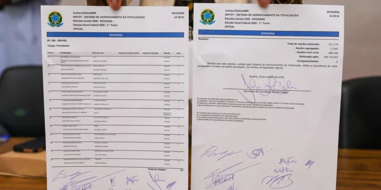TSE faz teste final de sistemas e emite zerézima