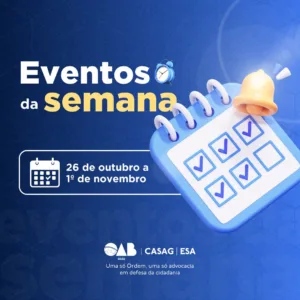 Congresso e homenagens integram programação da OAB-GO em Goiânia até