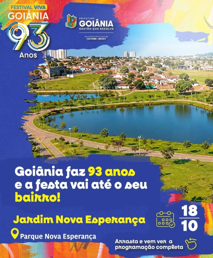 Goiânia recebe o Festival Viva Goiânia com shows gratuitos em