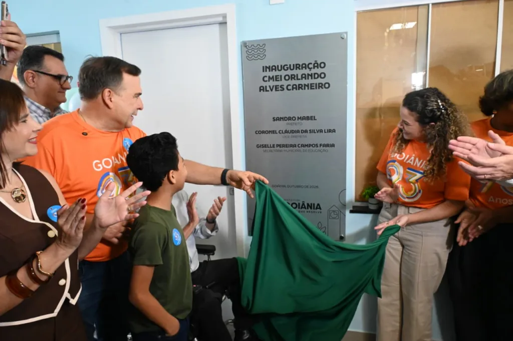 Prefeitura de Goiânia inaugura Cmei Orlando Alves Carneiro no Setor