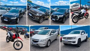 Jeep Compass, Amarok, Audi A3 e motocicletas estão entre os veículos levados a leilão pelo TJGO